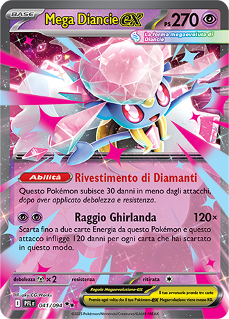 Mega Diancie ex - 041/94 Fiamme Spettrali