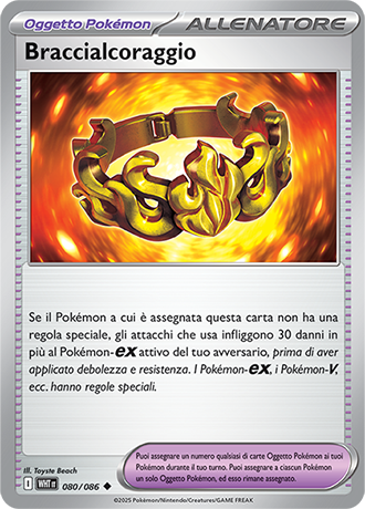 POKEBALL Braccialcoraggio - 080/086 Fuoco Bianco