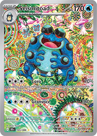 Seismitoad - 105/086 Luce Nera