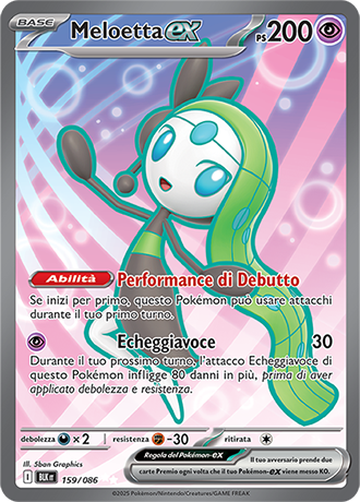 Meloetta ex - 159/086 Luce Nera
