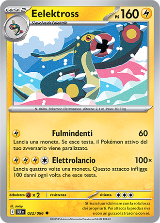 MASTERBALL Eelektross - 032/086 Luce Nera