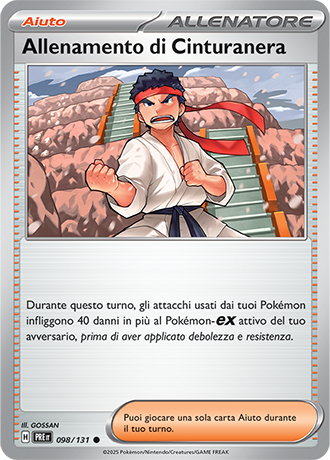 POKEBALL Allenamento di Cinturanera - 098/131 Evoluzioni Prismatiche