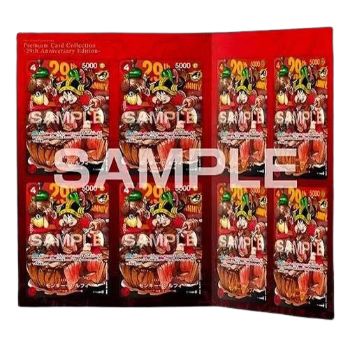 [Pre ordine] Luffy 29th anniversary set 4+4 JP FOLDER