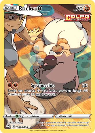 Rockruff - TG07/TG30 Tempesta Argentata